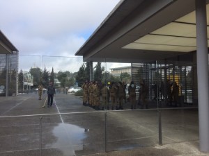 The museum was crowded not only because it was a rainy day but because Sunday is cultural day for soldiers. Any Sunday you will find soldiers at many of these places. Can you think of any other army that encourages its troops to go to a museum?